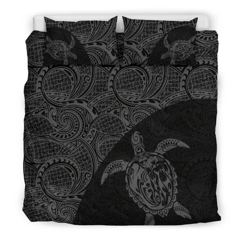 Turtle Mermaid Polynesian Duvet Cover Set 11