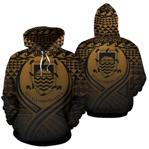 Tuvalu All Over Hoodie Lift Up Gold