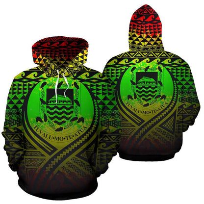 Tuvalu All Over Hoodie Lift Up Reggae