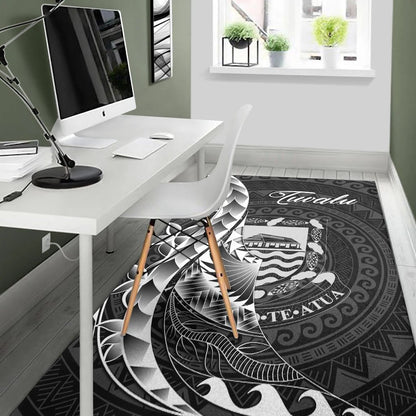 Tuvalu Area Rug - Polynesian Pattern Style