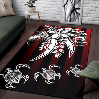 Tuvalu Area Rug - Vertical Stripes Style