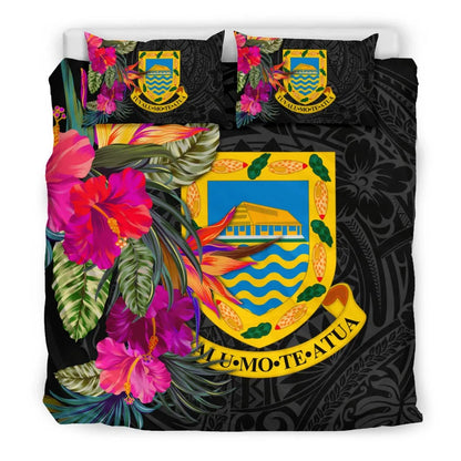 Tuvalu Bedding Set - Hibiscus Polynesian Pattern
