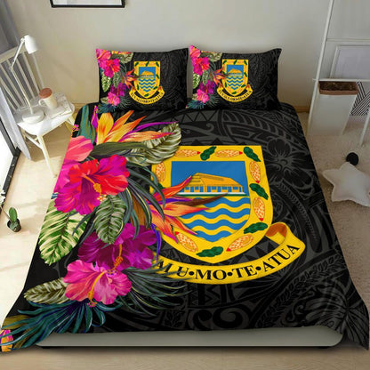 Tuvalu Bedding Set - Hibiscus Polynesian Pattern