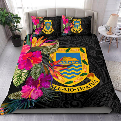 Tuvalu Bedding Set - Hibiscus Polynesian Pattern