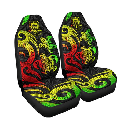 Tuvalu Car Seat Covers - Reggae Tentacle Turtle