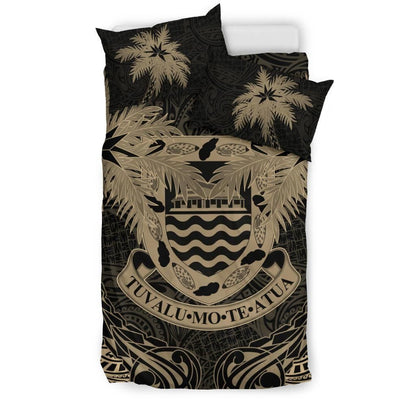 Tuvalu Duvet Cover Set - Tuvalu Coat Of Arms Coconut (Duvet Cover)