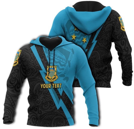 Tuvalu Custom Personalised Hoodie - Lighting Version