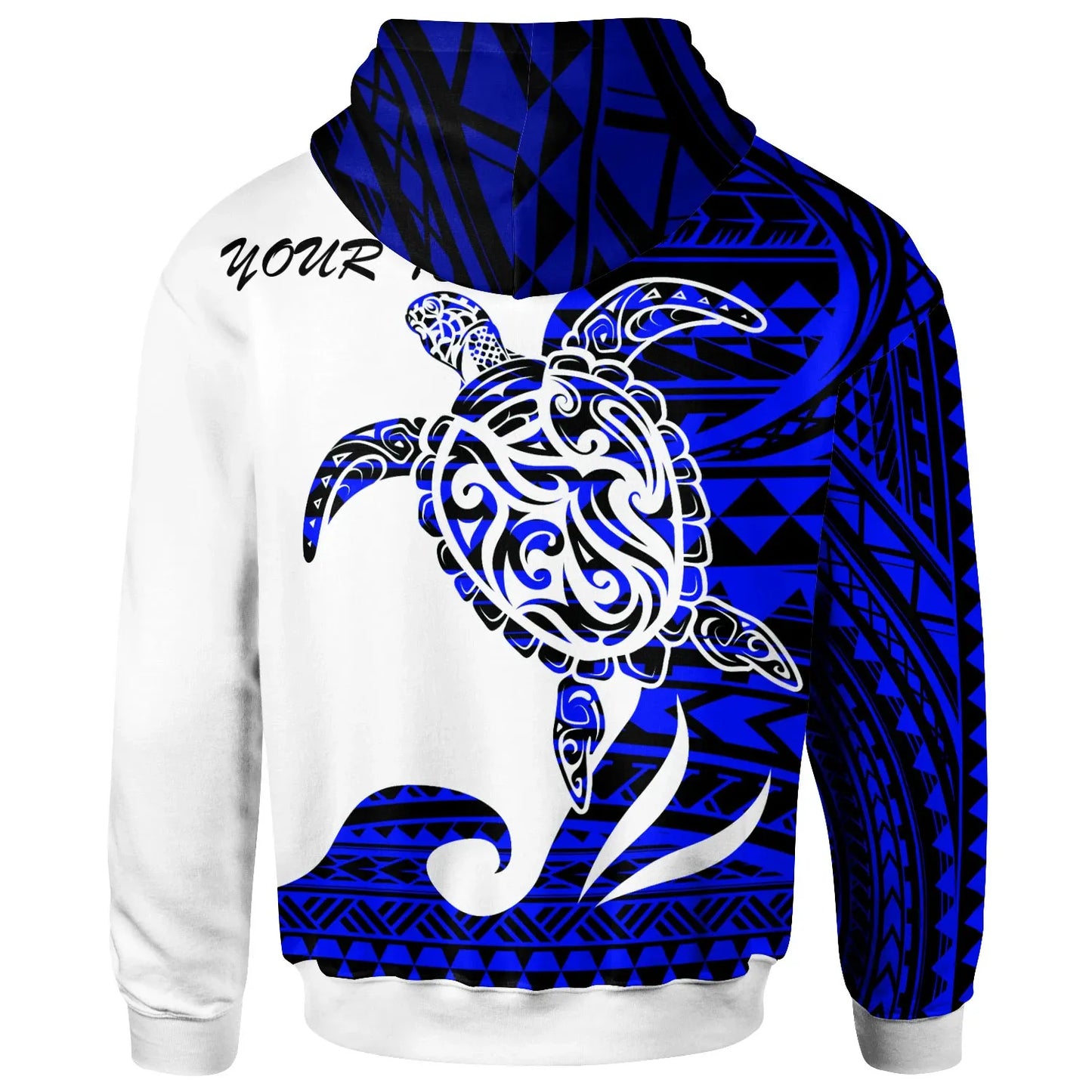 Tuvalu Custom Personalised Hoodie - Mega Turtle
