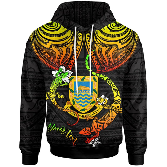 Tuvalu Custom Personalised Hoodie -  Lizard Good Chest