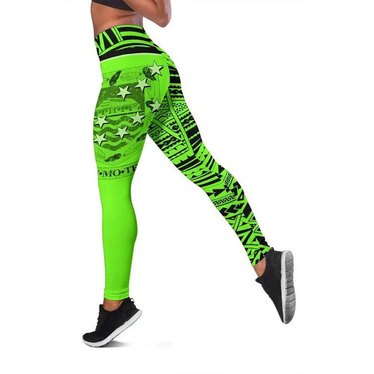 Tuvalu Flag Legging (Green)