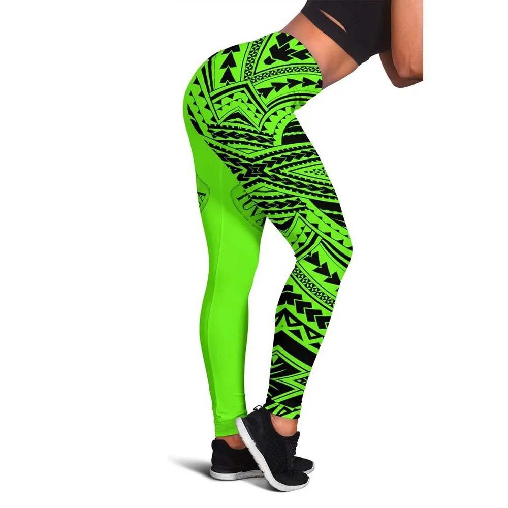 Tuvalu Flag Legging (Green)