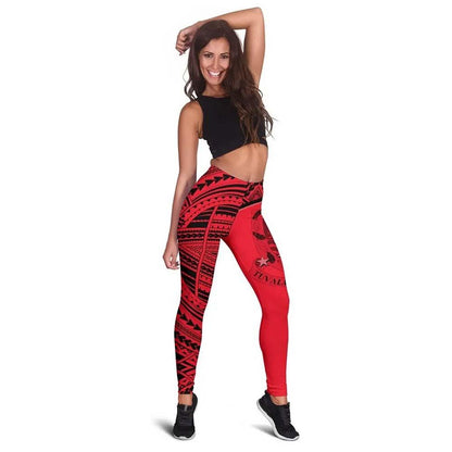 Tuvalu Flag Legging (Red)