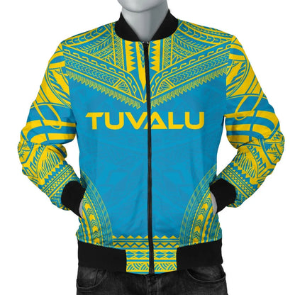 Tuvalu Flag Polynesian Chief Bomber Jacket
