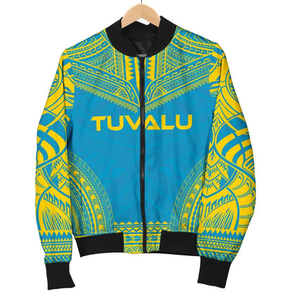 Tuvalu Flag Polynesian Chief Bomber Jacket