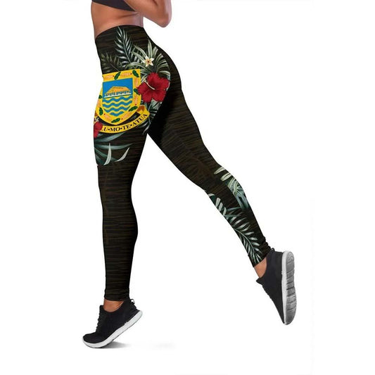 Tuvalu Hibiscus Legging