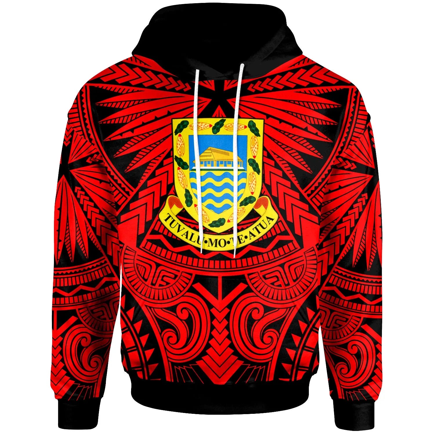 Tuvalu Hoodie - Classic Vignette Style
