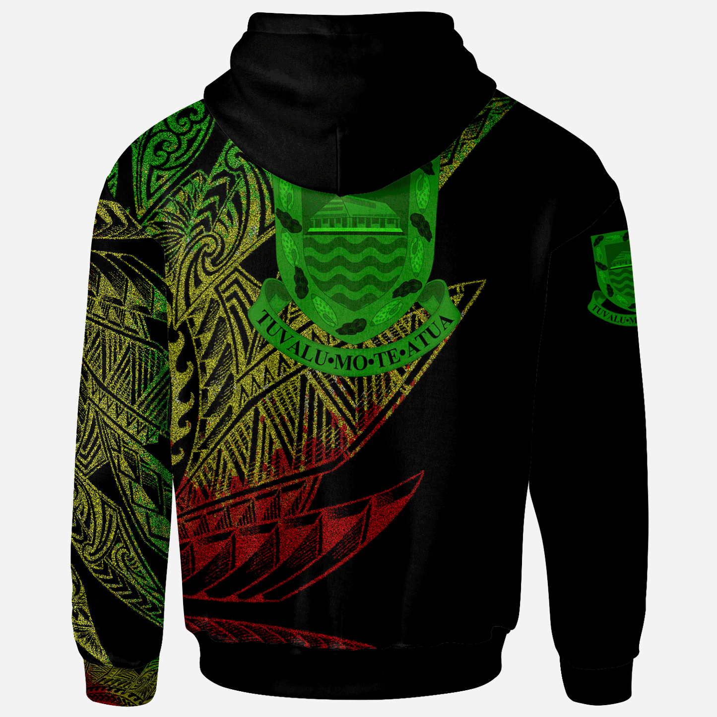 Tuvalu Hoodie - Legends Are Born In Reggae Color