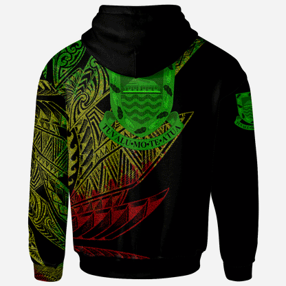 Tuvalu Hoodie - Legends Are Born In Reggae Color
