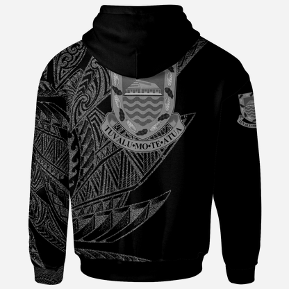 Tuvalu Hoodie - Legends Are Born In White Color