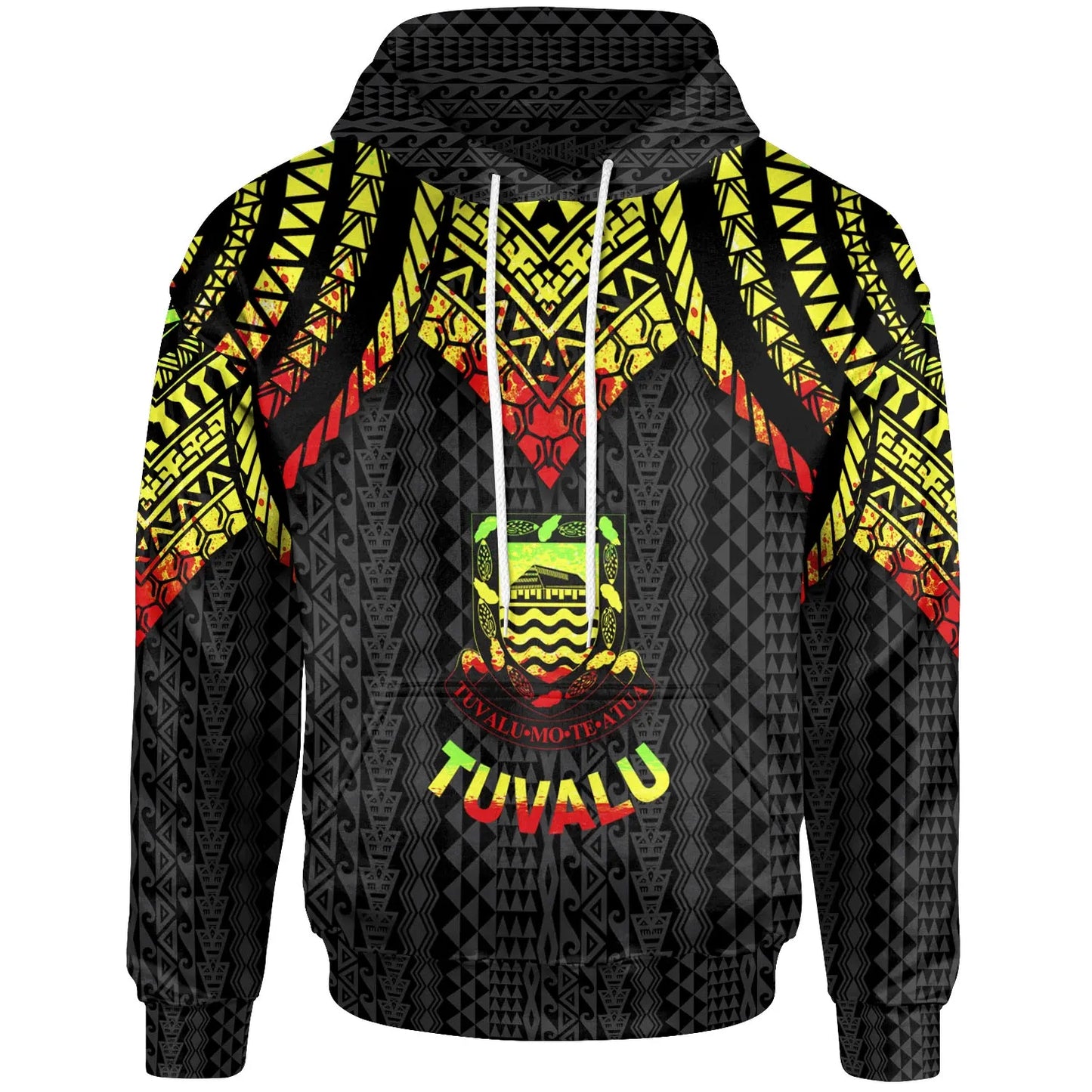 Tuvalu Hoodie - Polynesian Armor Style Reagge