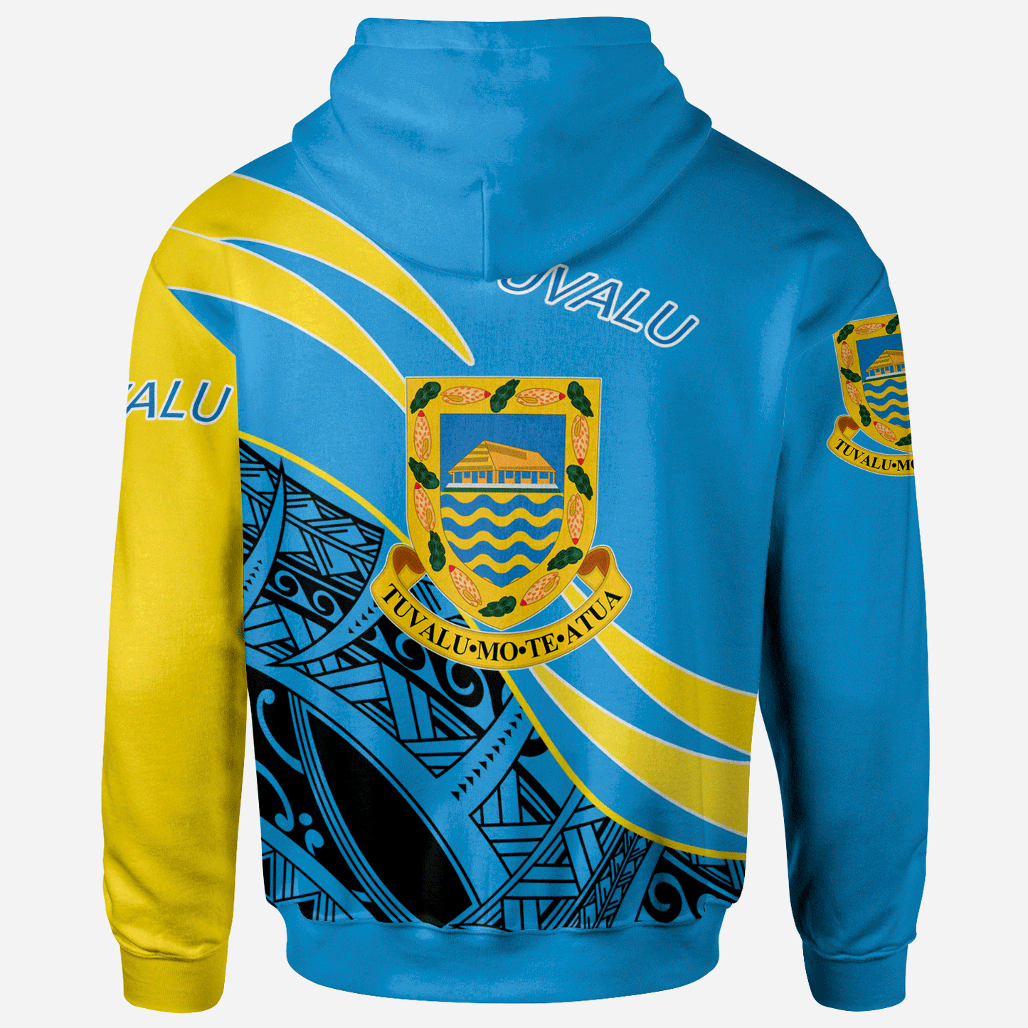 Tuvalu Hoodie - Symmetrical Lines