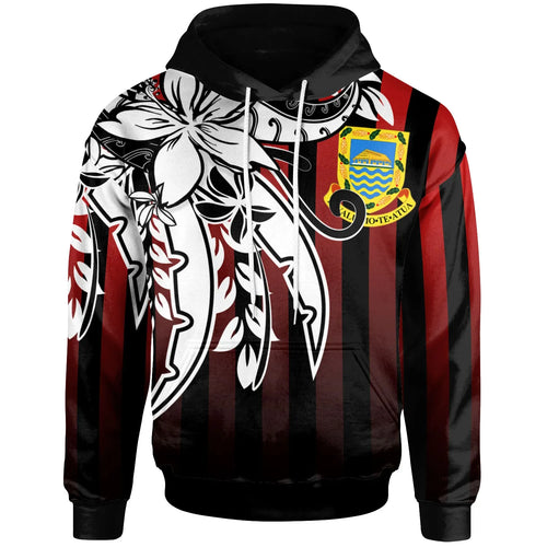Tuvalu Hoodie - Vertical Stripes Style