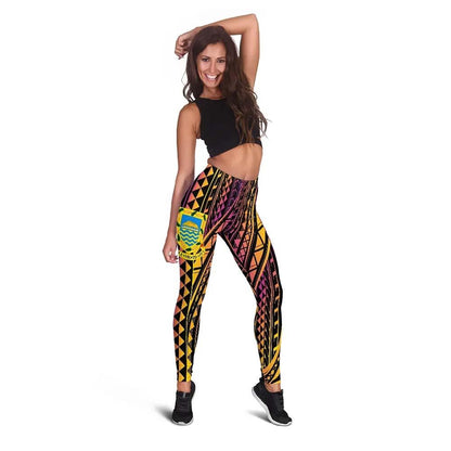 Tuvalu Legging - Special Polynesian Ornaments