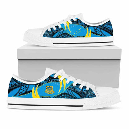 Tuvalu Low Top Shoes - Symmetrical Lines