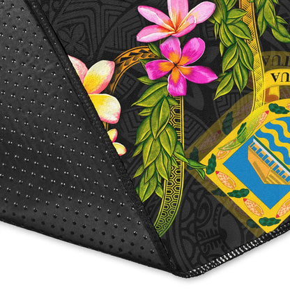 Tuvalu Polynesian Area Rug - Plumeria Tribal