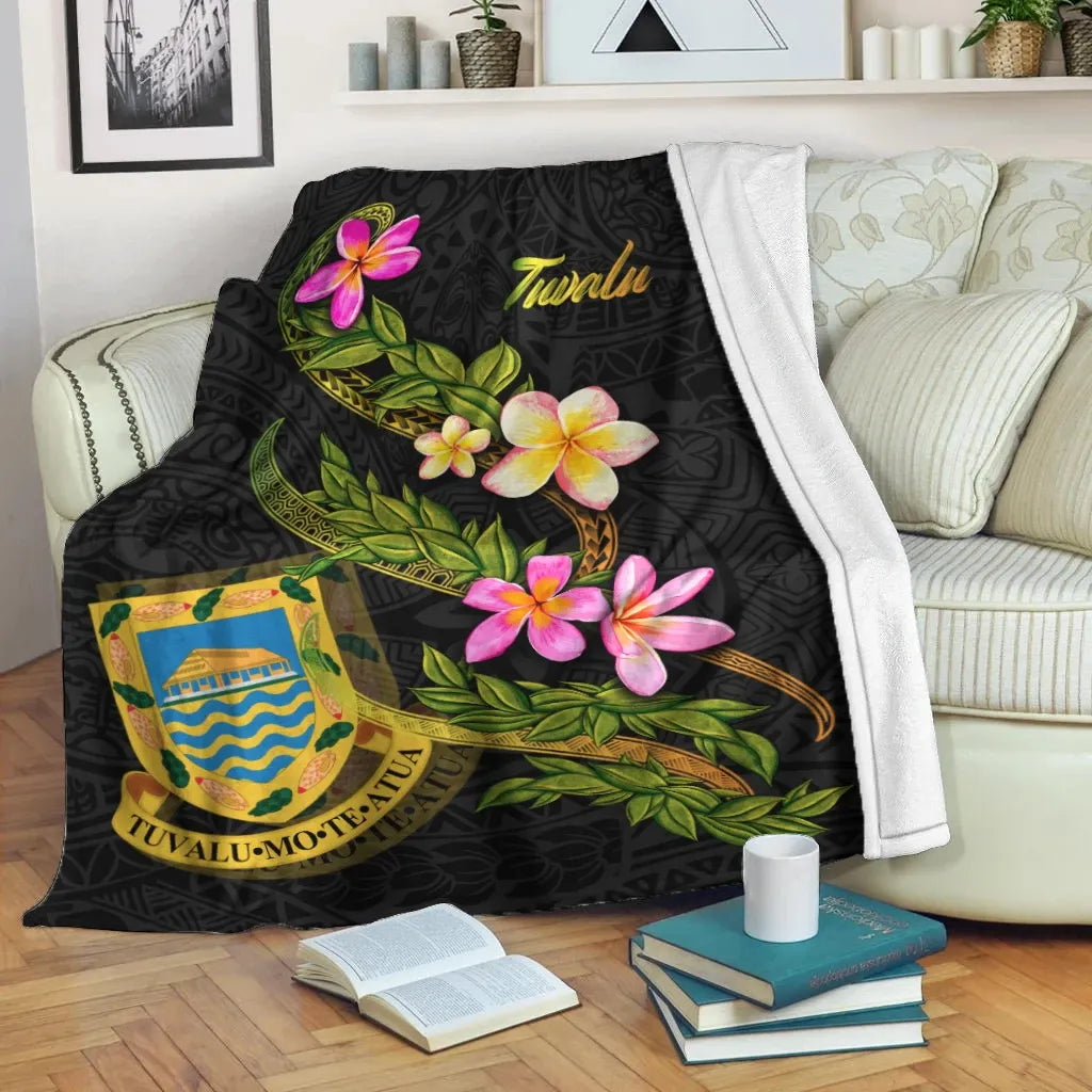 Tuvalu Polynesian Blanket - Plumeria Tribal