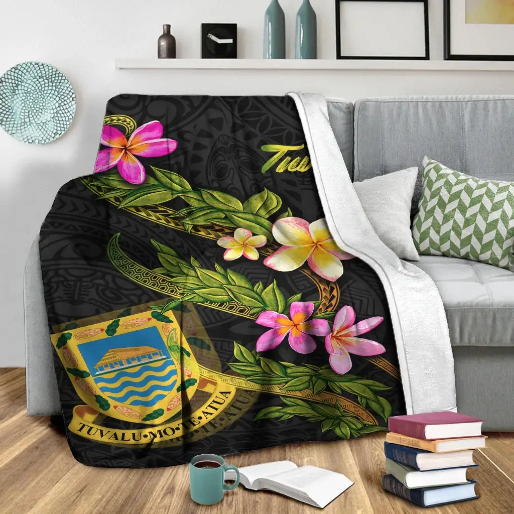 Tuvalu Polynesian Blanket - Plumeria Tribal