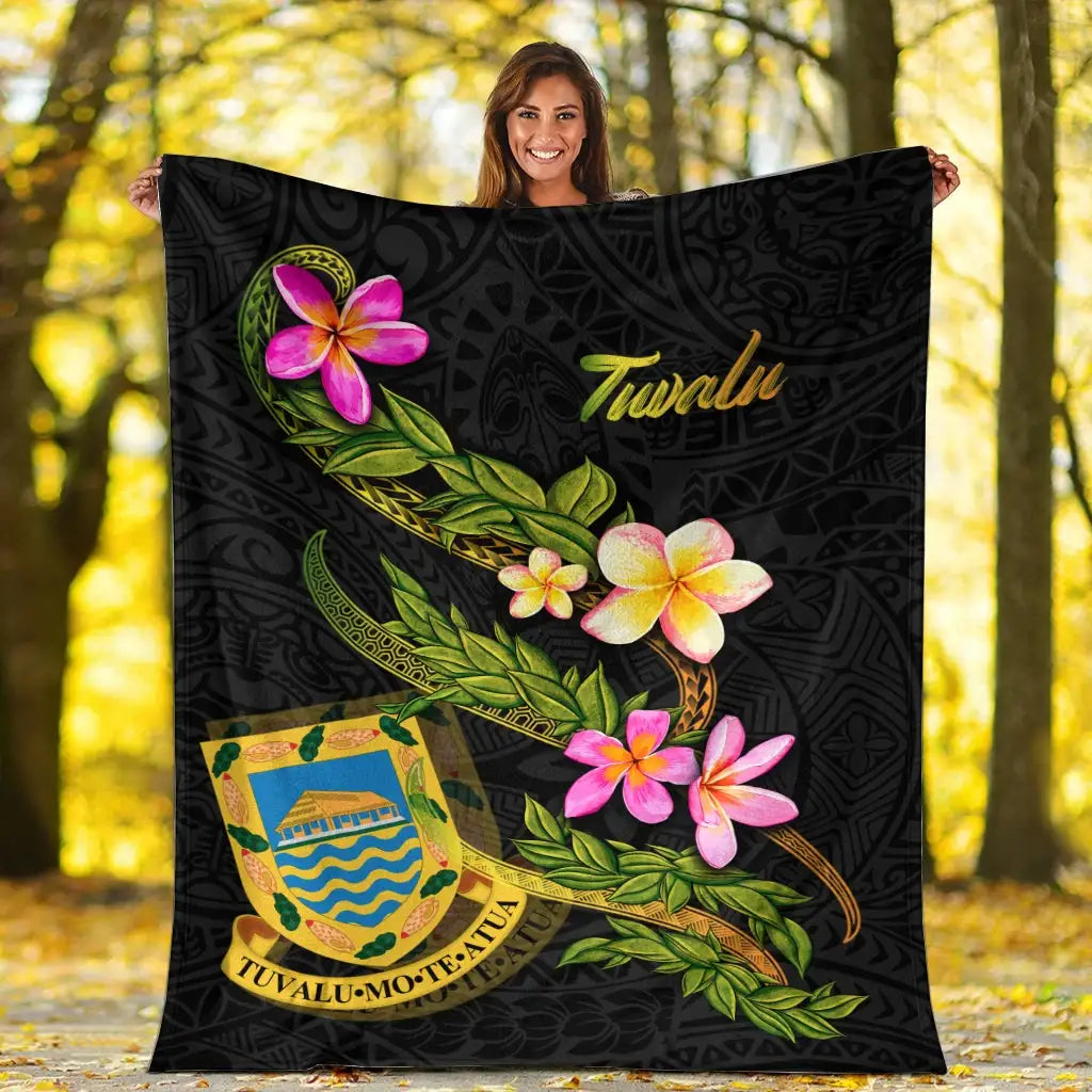 Tuvalu Polynesian Blanket - Plumeria Tribal