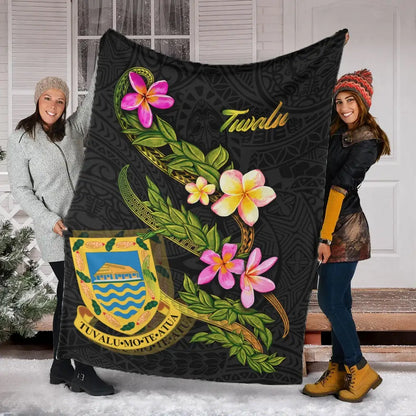Tuvalu Polynesian Blanket - Plumeria Tribal
