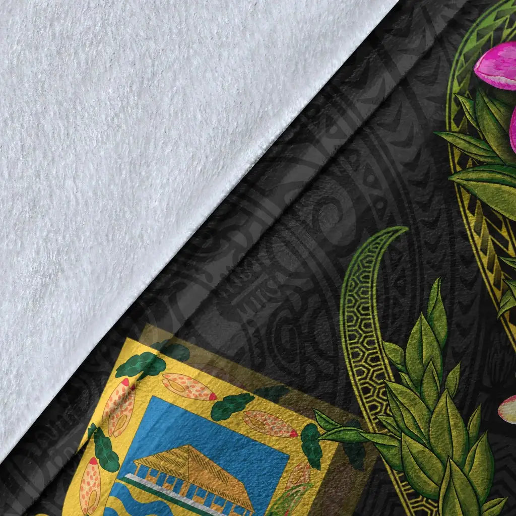Tuvalu Polynesian Blanket - Plumeria Tribal