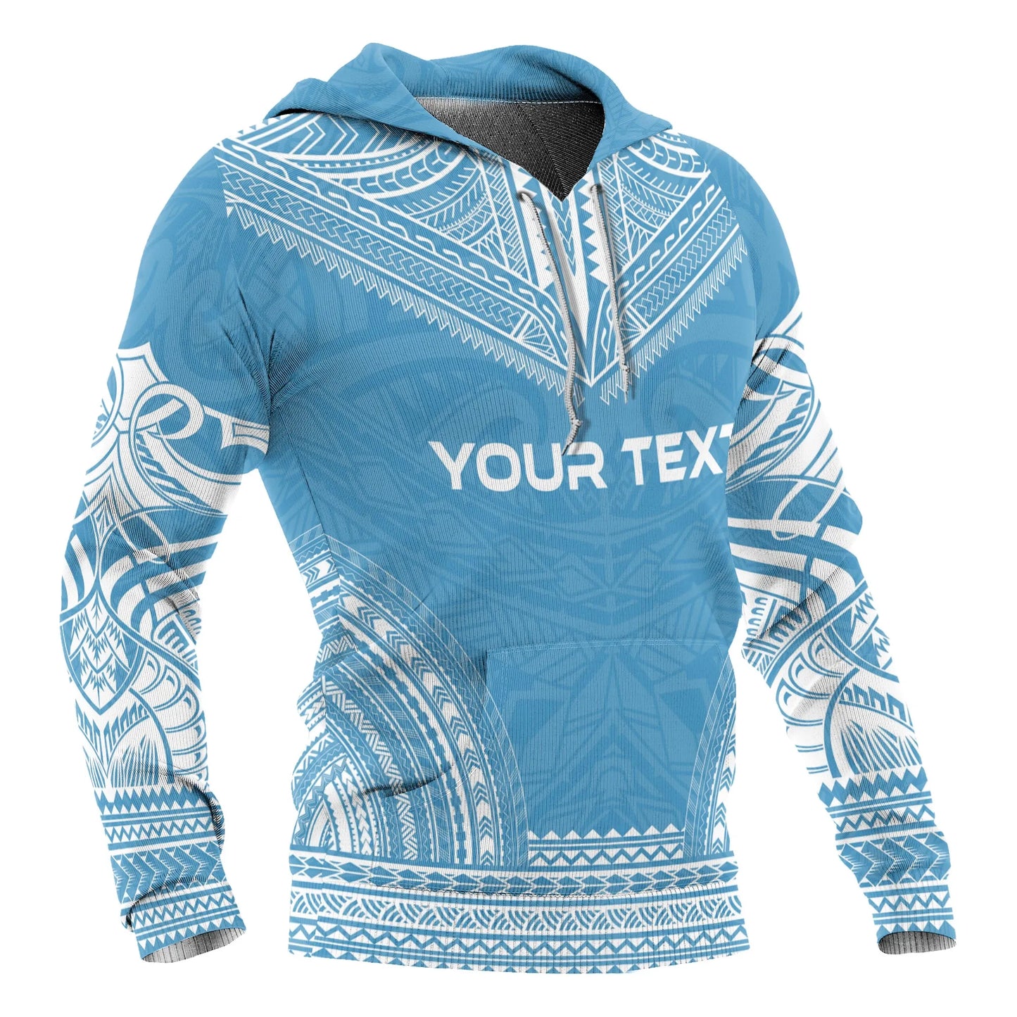 Tuvalu Polynesian Chief Custom Personalised Hoodie - Flag Version