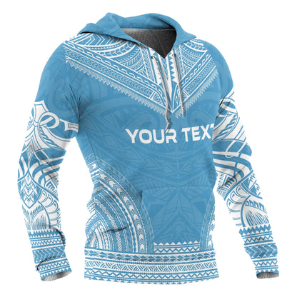 Tuvalu Polynesian Chief Custom Personalised Hoodie - Flag Version