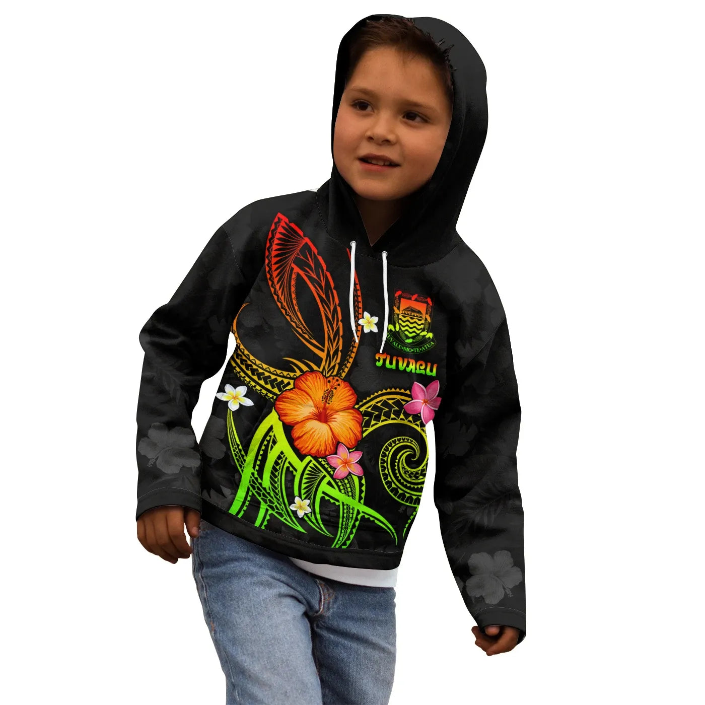 Tuvalu Polynesian Hoodie - Legend of Tuvalu (Reggae)
