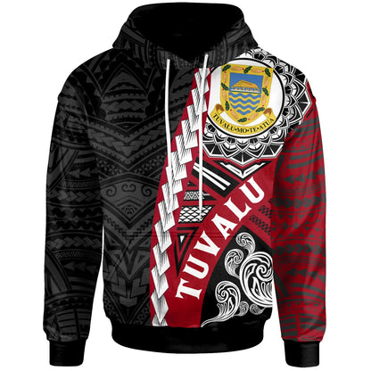 Tuvalu Polynesian Hoodie - Wave Tattoo