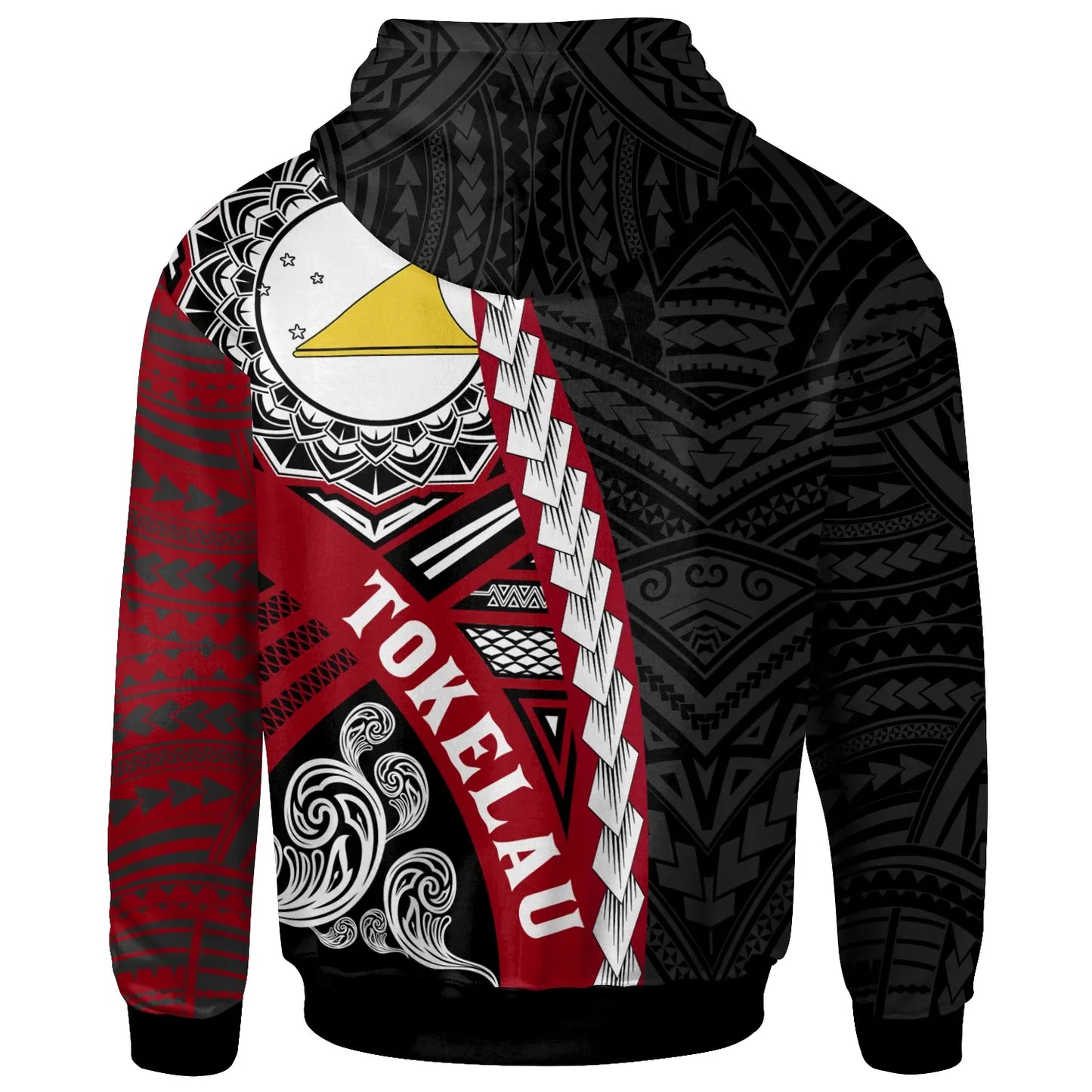 Tuvalu Polynesian Hoodie - Wave Tattoo