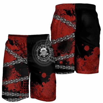 Tuvalu Polynesian Men Shorts - Polynesian Chain Style