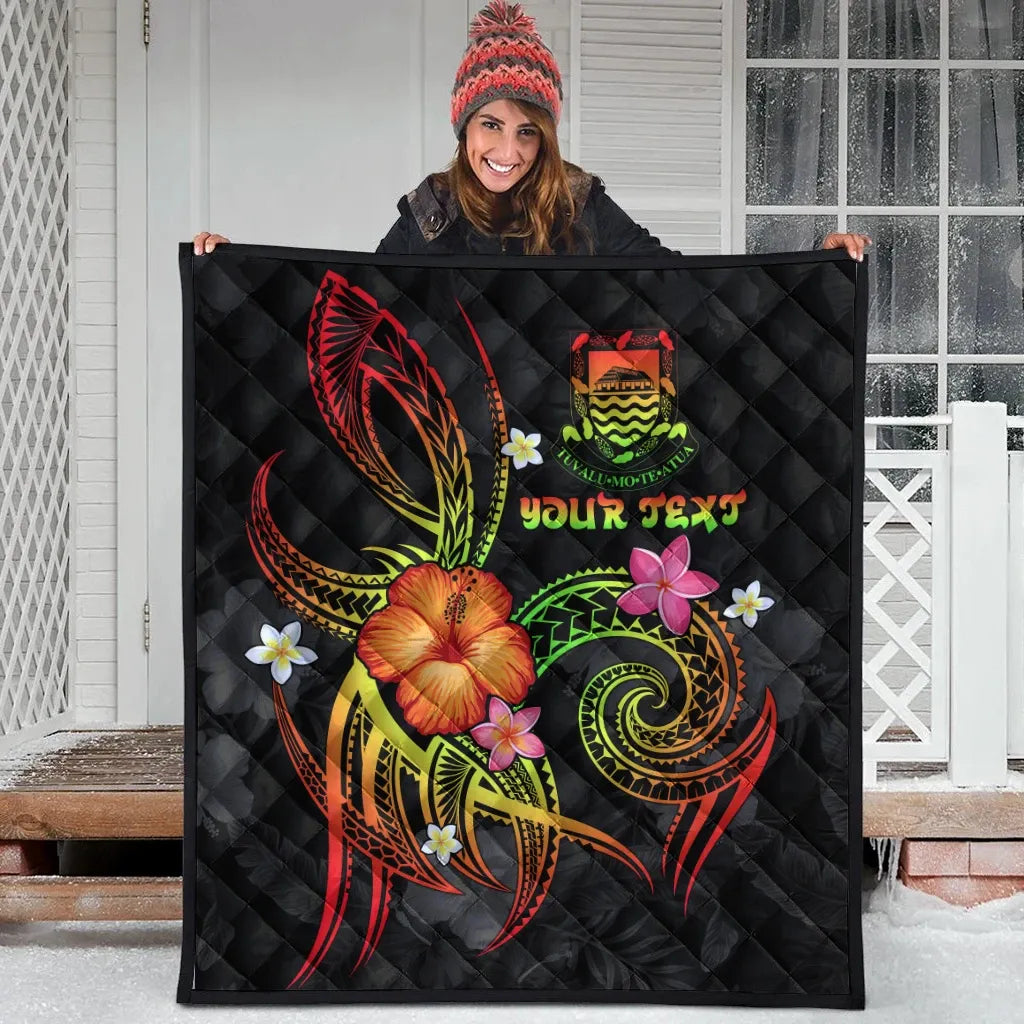 Tuvalu Polynesian Personalised Premium Quilt - Legend of Tuvalu (Reggae)