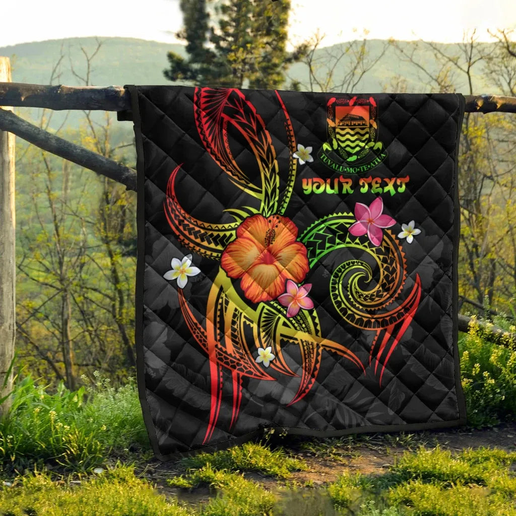 Tuvalu Polynesian Personalised Premium Quilt - Legend of Tuvalu (Reggae)