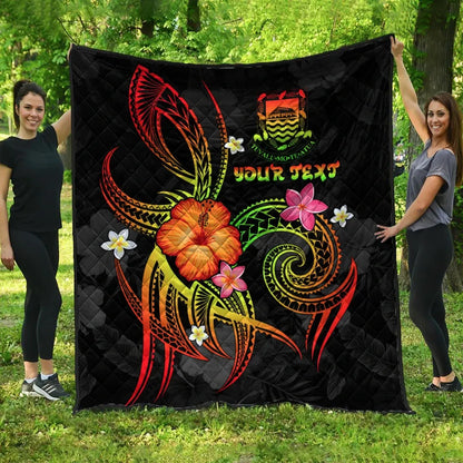 Tuvalu Polynesian Personalised Premium Quilt - Legend of Tuvalu (Reggae)