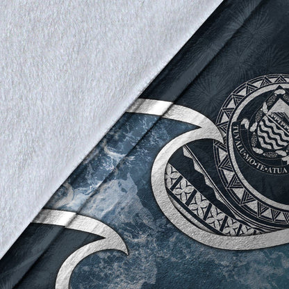 Tuvalu Polynesian Premium Blanket - Ocean Style