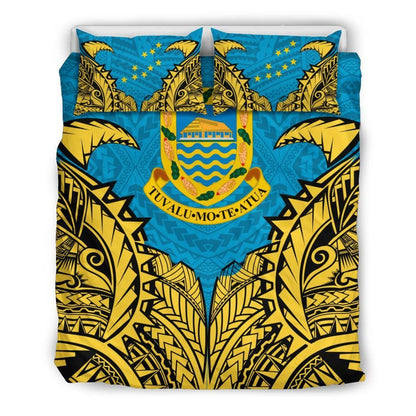 Tuvalu Duvet Cover Set - Tuvalu Coat Of Arms Premium