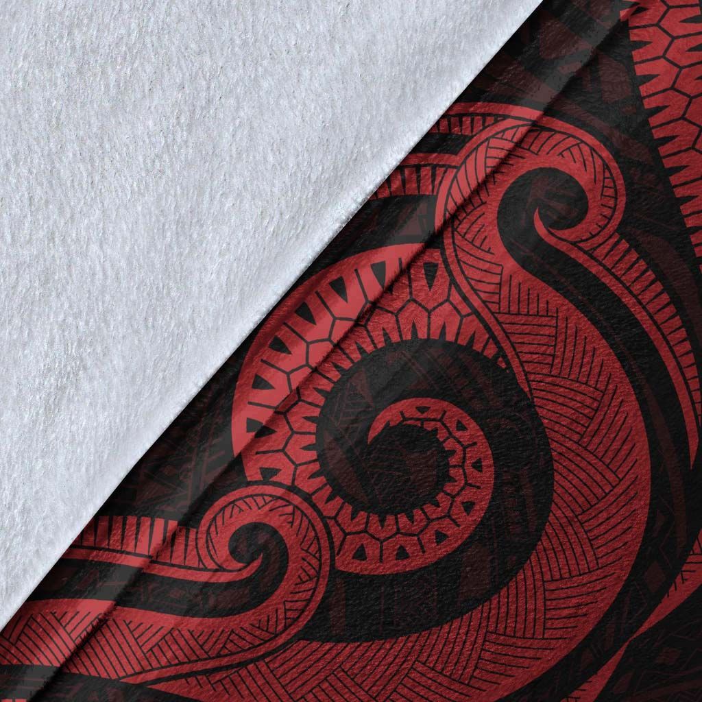 Tuvalu Premium Blanket - Red Tentacle Turtle