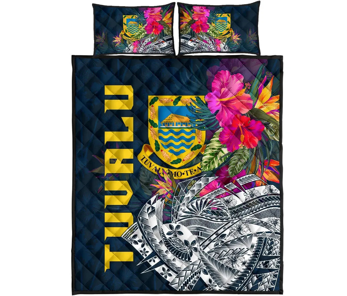 Tuvalu Quilt Bed Set - Summer Vibes