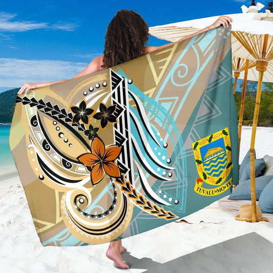 Tuvalu Sarong - Flower Ribons