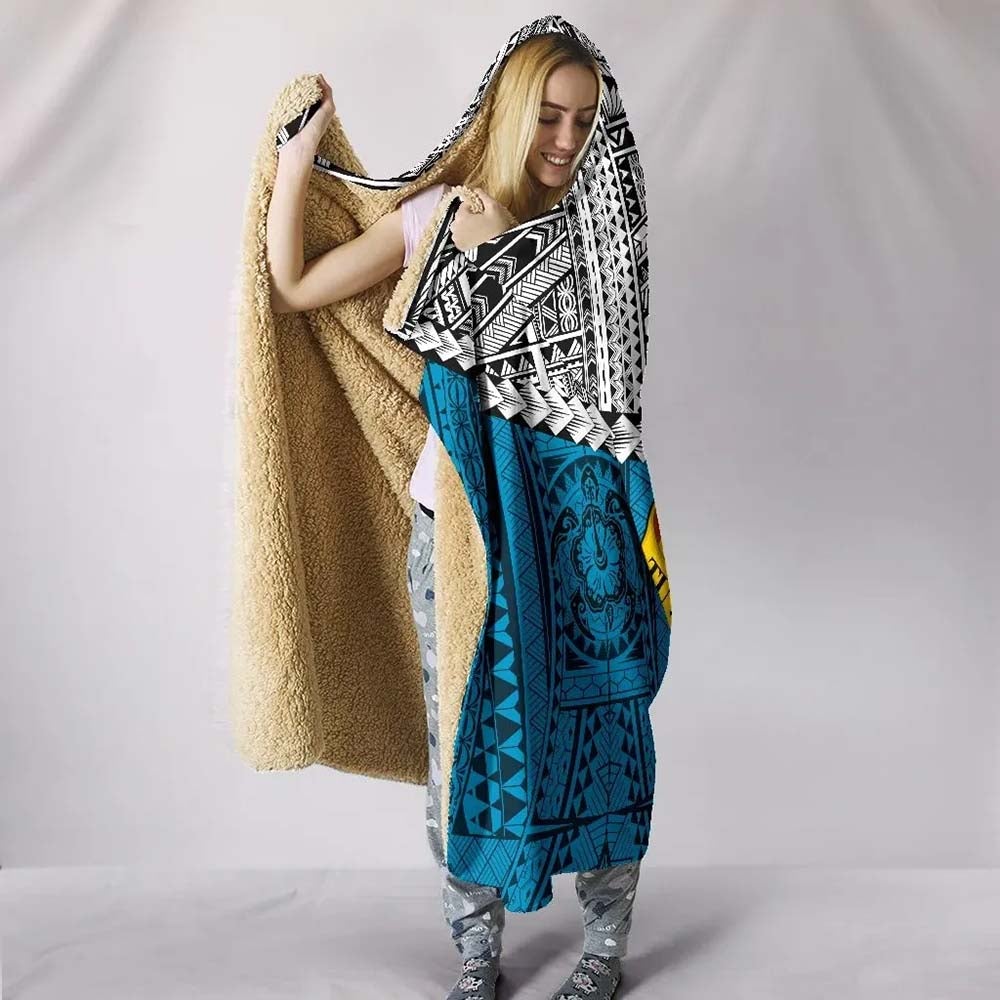 Tuvalu Special Hooded Blanket