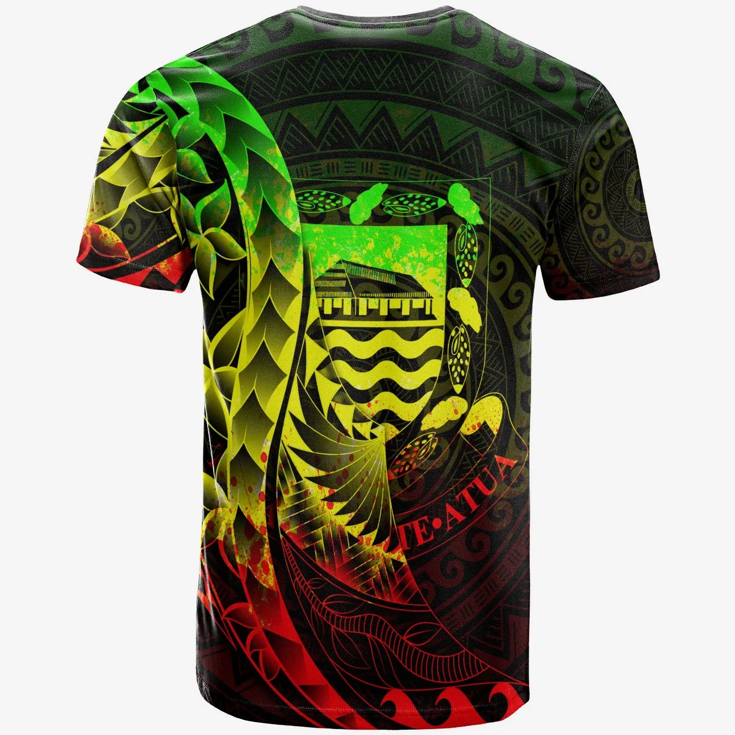 Fiji Polynesian Custom Personalised T-Shirt - Fiji Pride Reggae Version